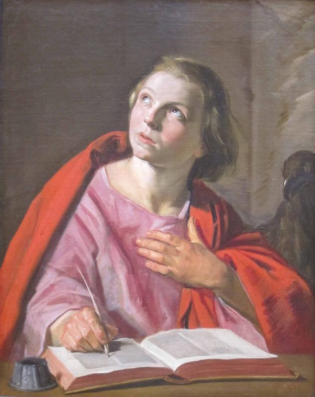 Frans Hals Johannes de Evangelist schrijvend